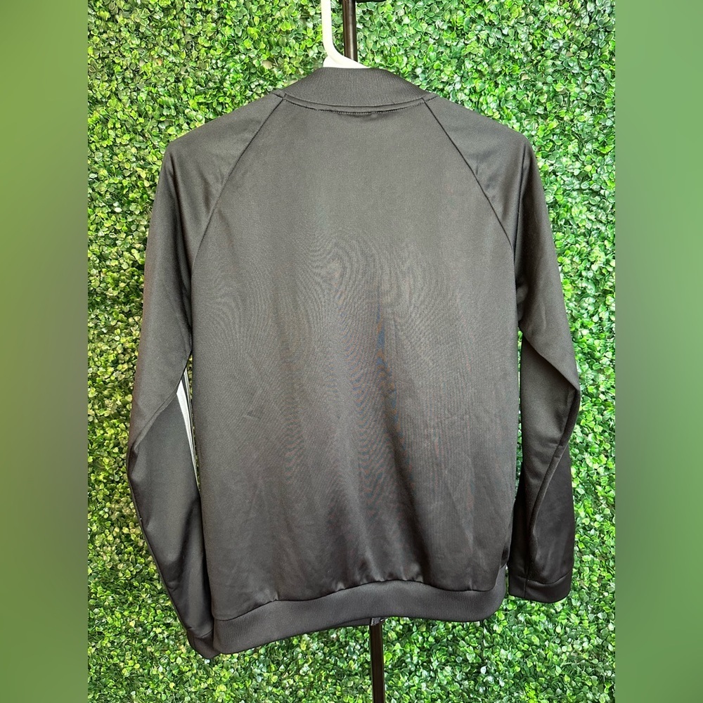 Adidas Womens Essentials 3-Stripes Track Jacket in Black - Picture 6 of 6